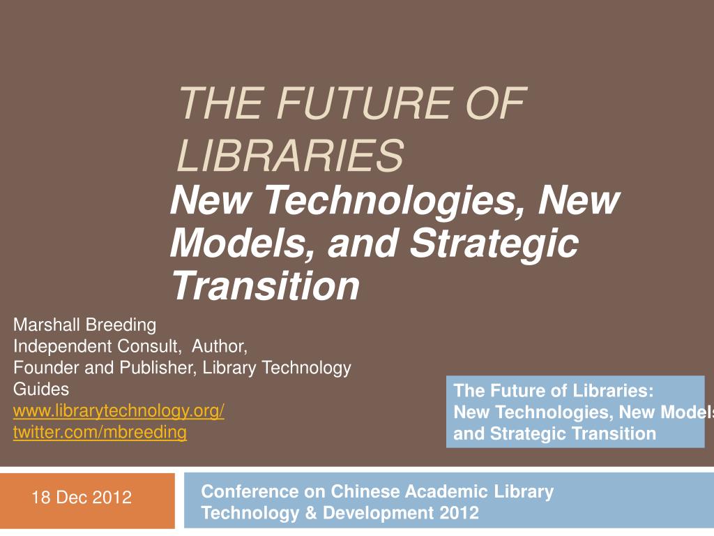 Academic Libraries Of The Future